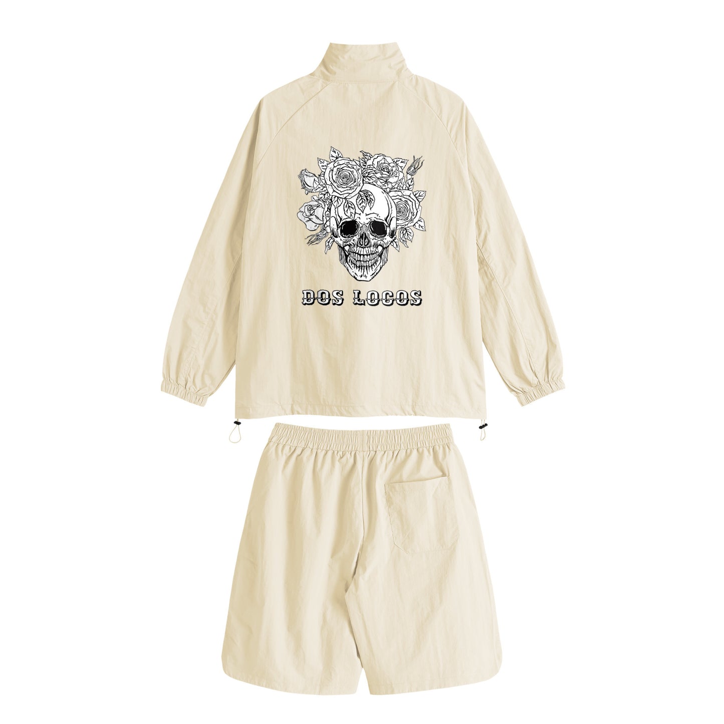 スカルローズ ナイロンセットアップ off-white image