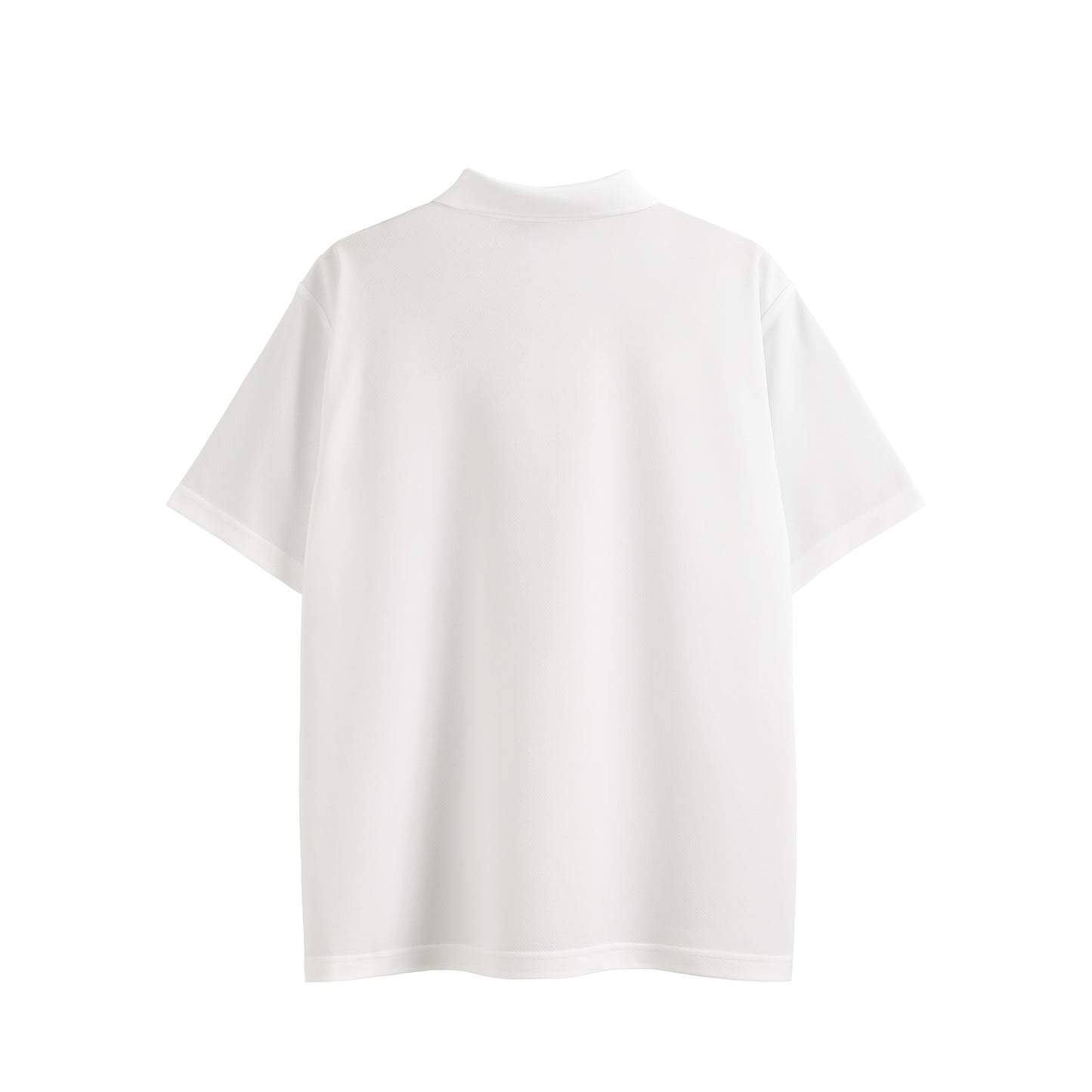 ポロシャツ　ニコちゃん white image