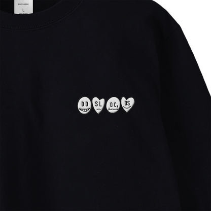 ロンT 刺繍ロゴ black image