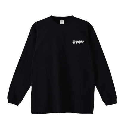 ロンT 刺繍ロゴ black image