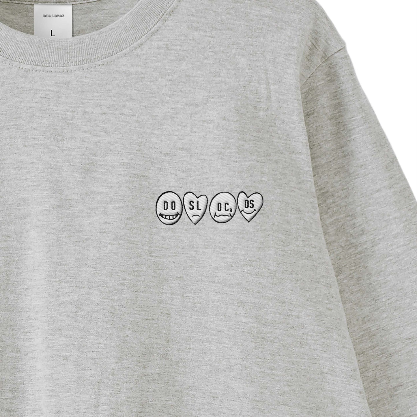 ロンT 刺繍ロゴ gray image