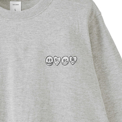 ロンT 刺繍ロゴ gray image