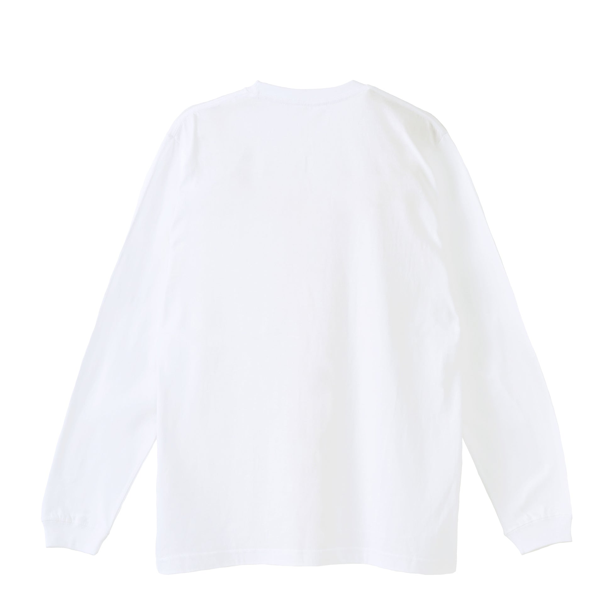 ロンT 刺繍ロゴ white image