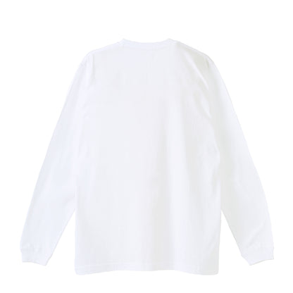 ロンT 刺繍ロゴ white image