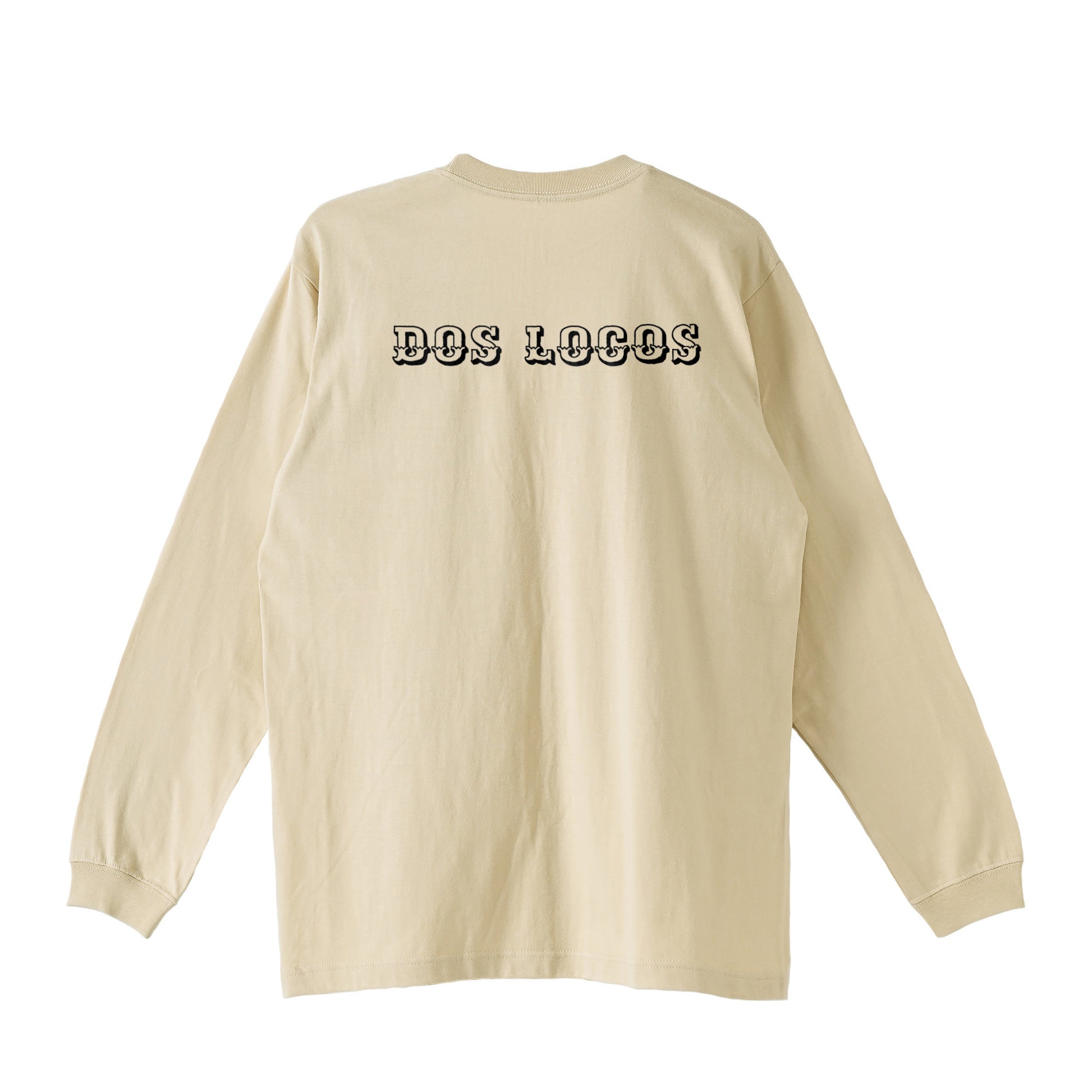 袖リブロンティー　スカルローズ pastel-beige image