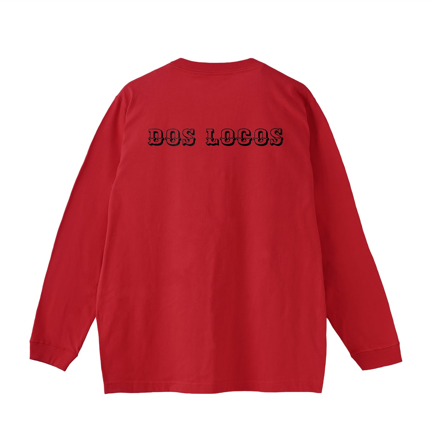 袖リブロンティー　スカルローズ red image