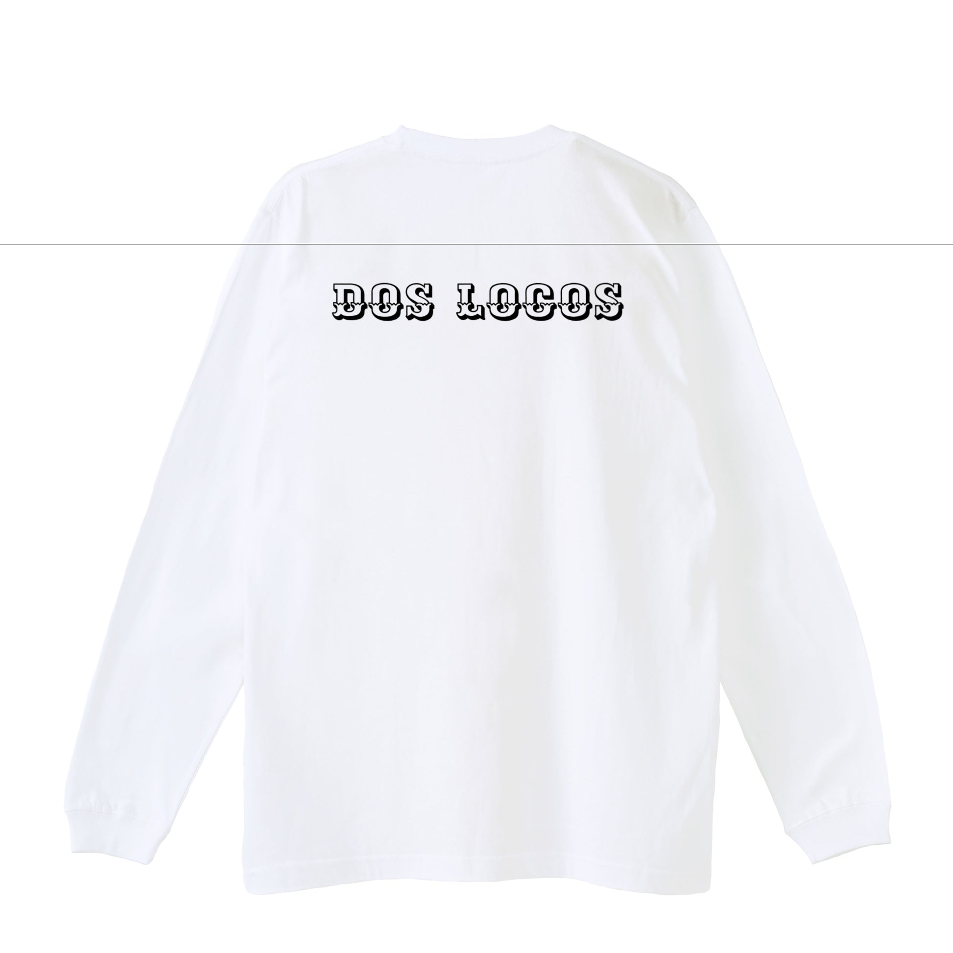 袖リブロンティー　スカルローズ white image