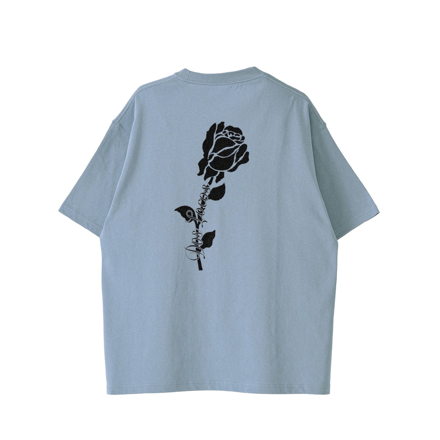 Tシャツ　ローズ blue image