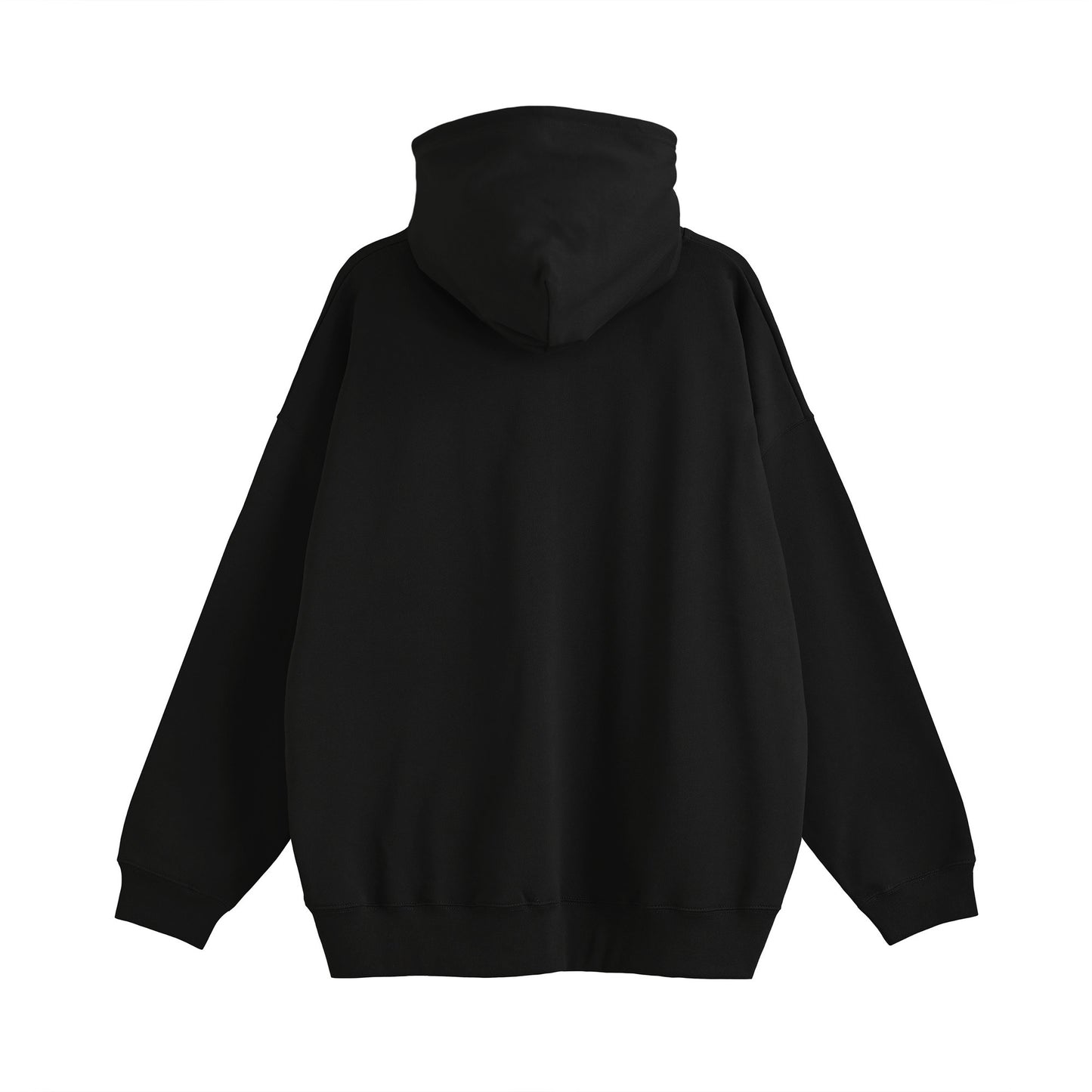 ロゴ変パーカー black image
