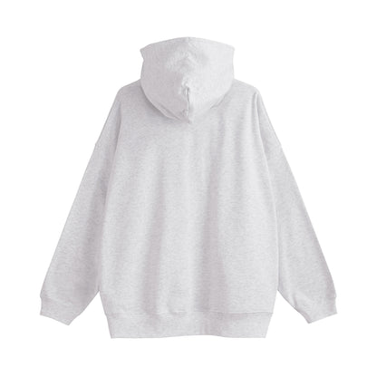 ロゴ変パーカー gray image