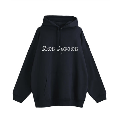 ロゴ変パーカー navy image