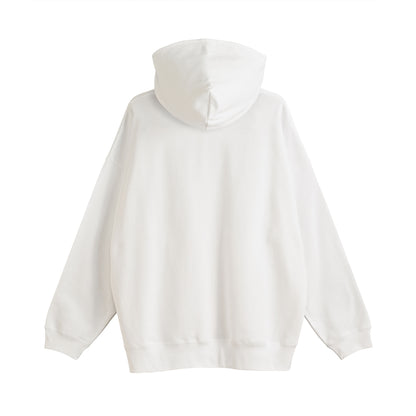 ロゴ変パーカー white image