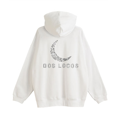 パーカー　月 white image