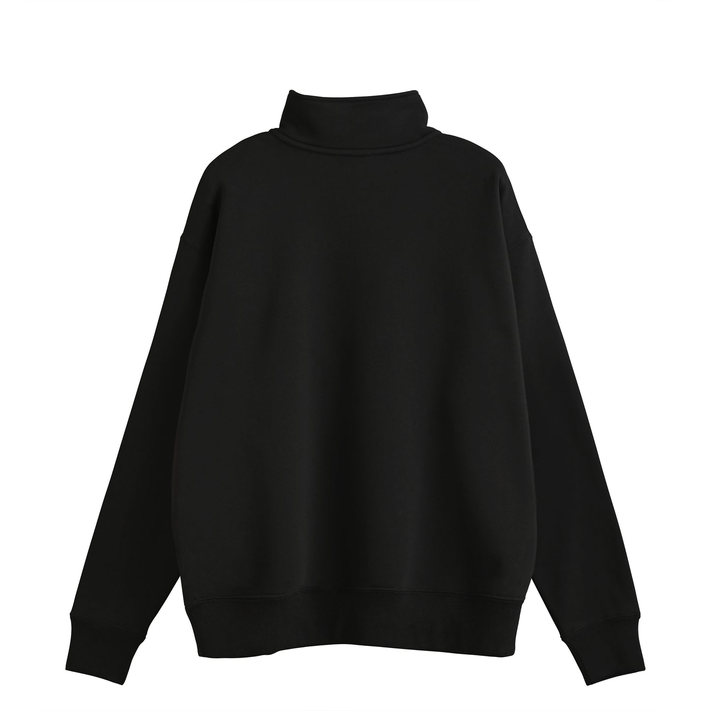 ハーフジップスウェット black image