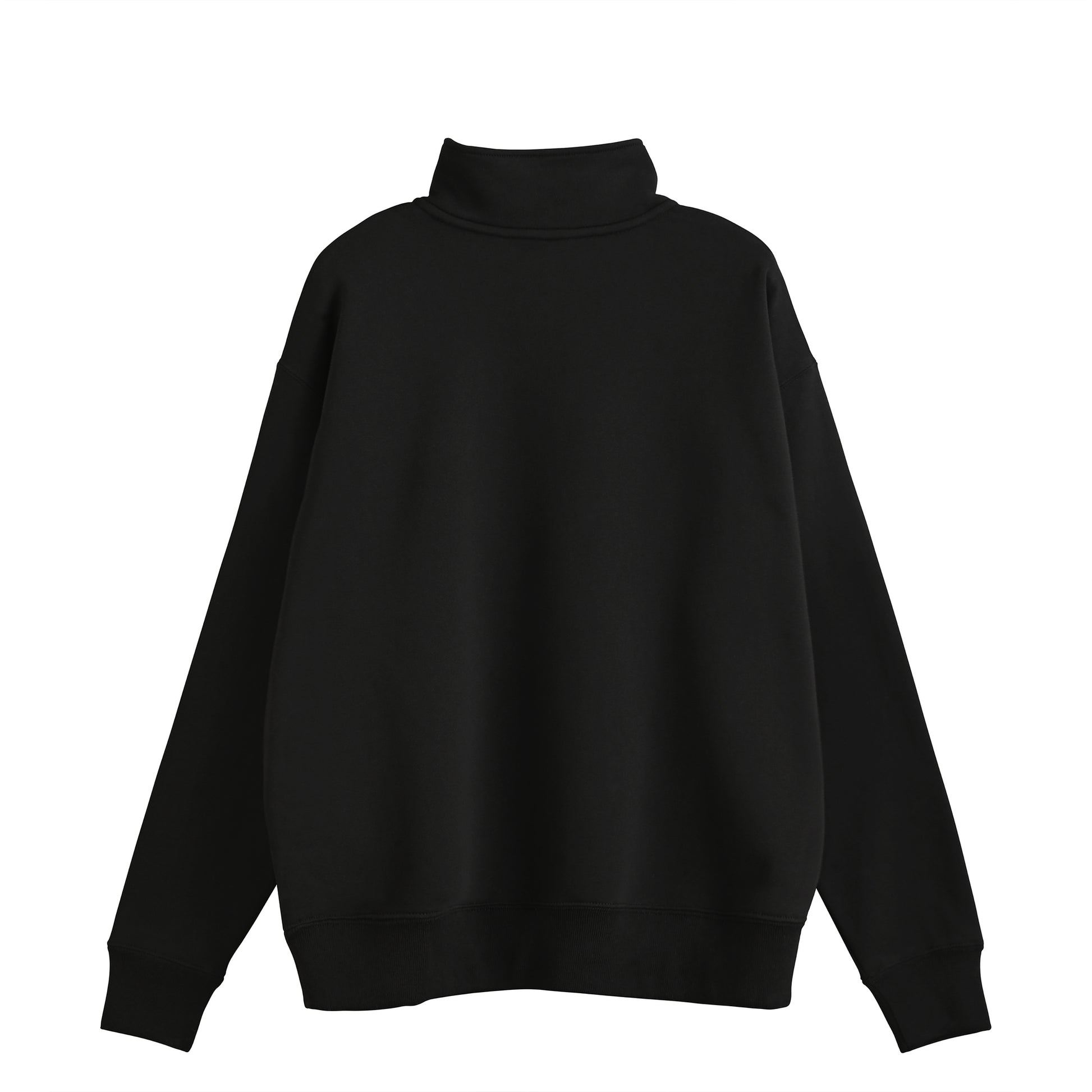 ハーフジップスウェット black image