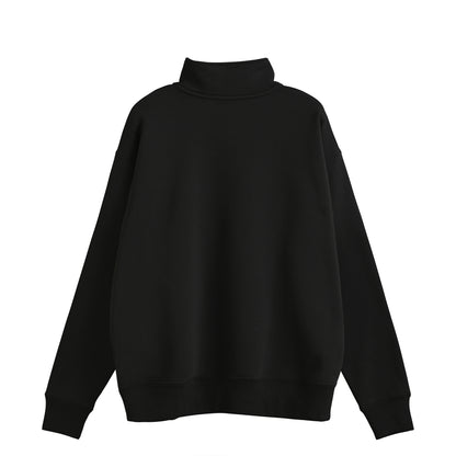 ハーフジップスウェット black image