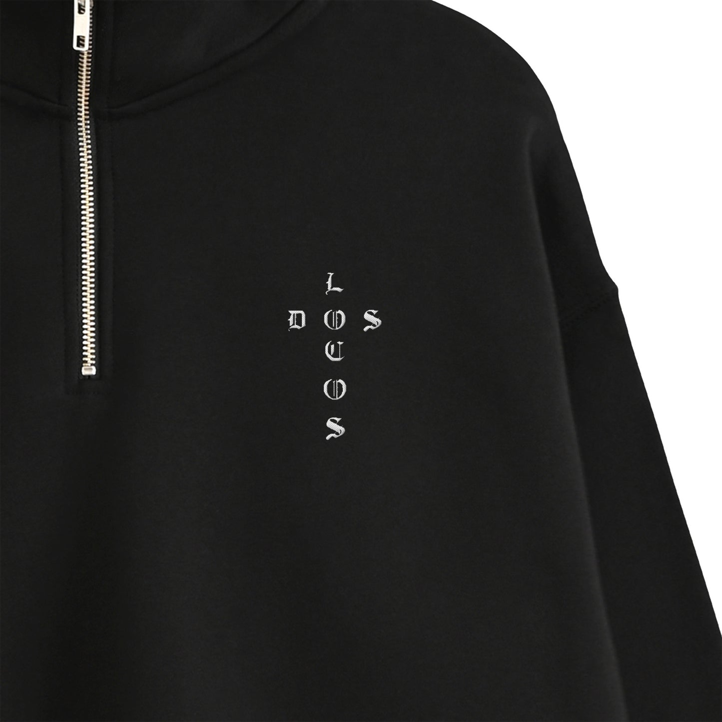 ハーフジップスウェット black image