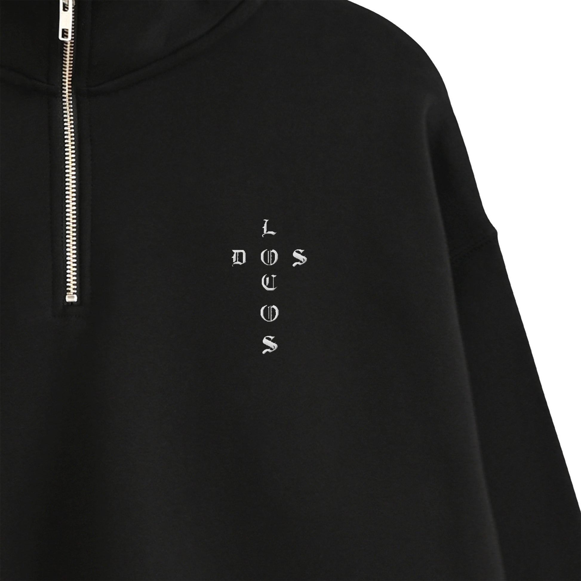 ハーフジップスウェット black image
