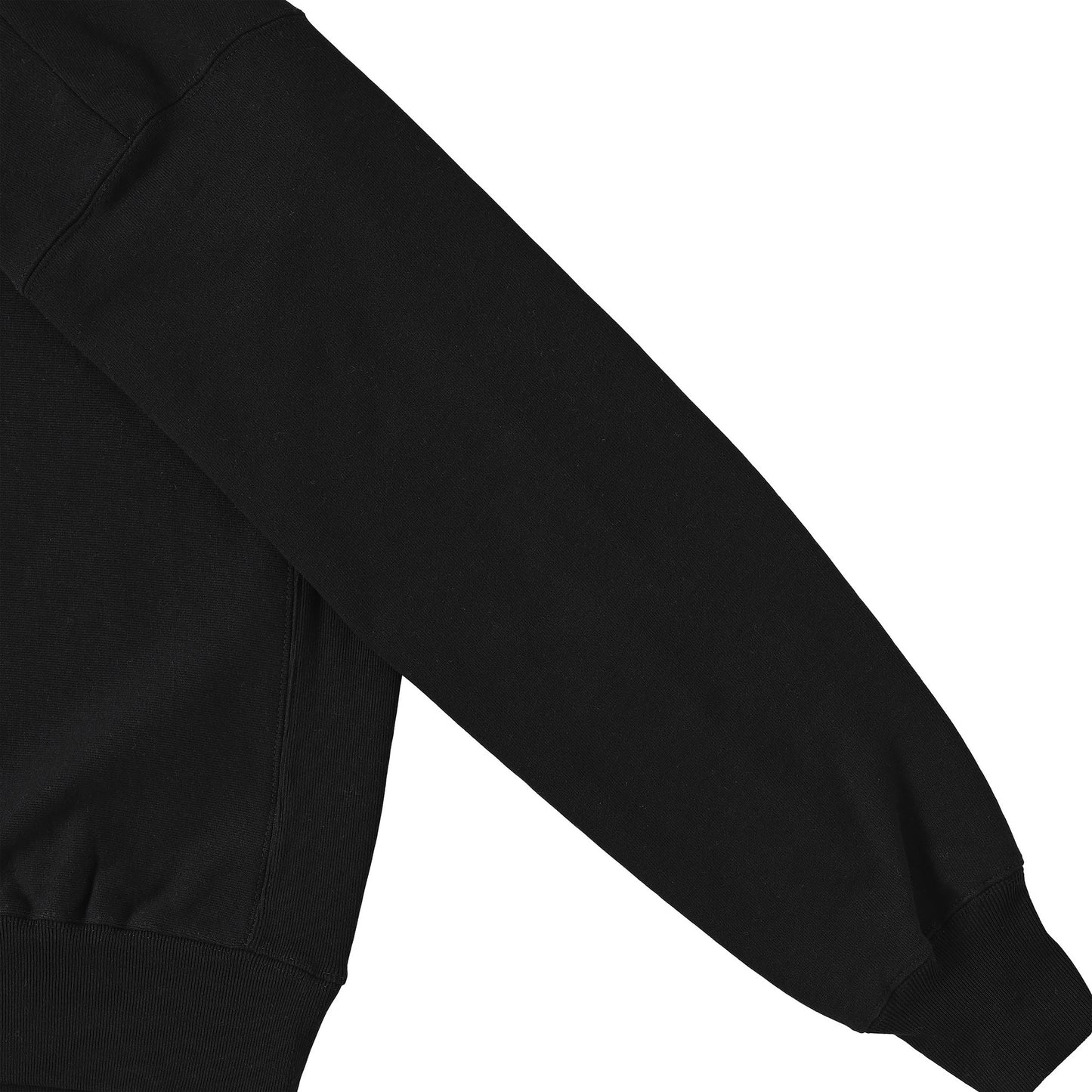 ハーフジップスウェット black image