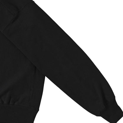 ハーフジップスウェット black image