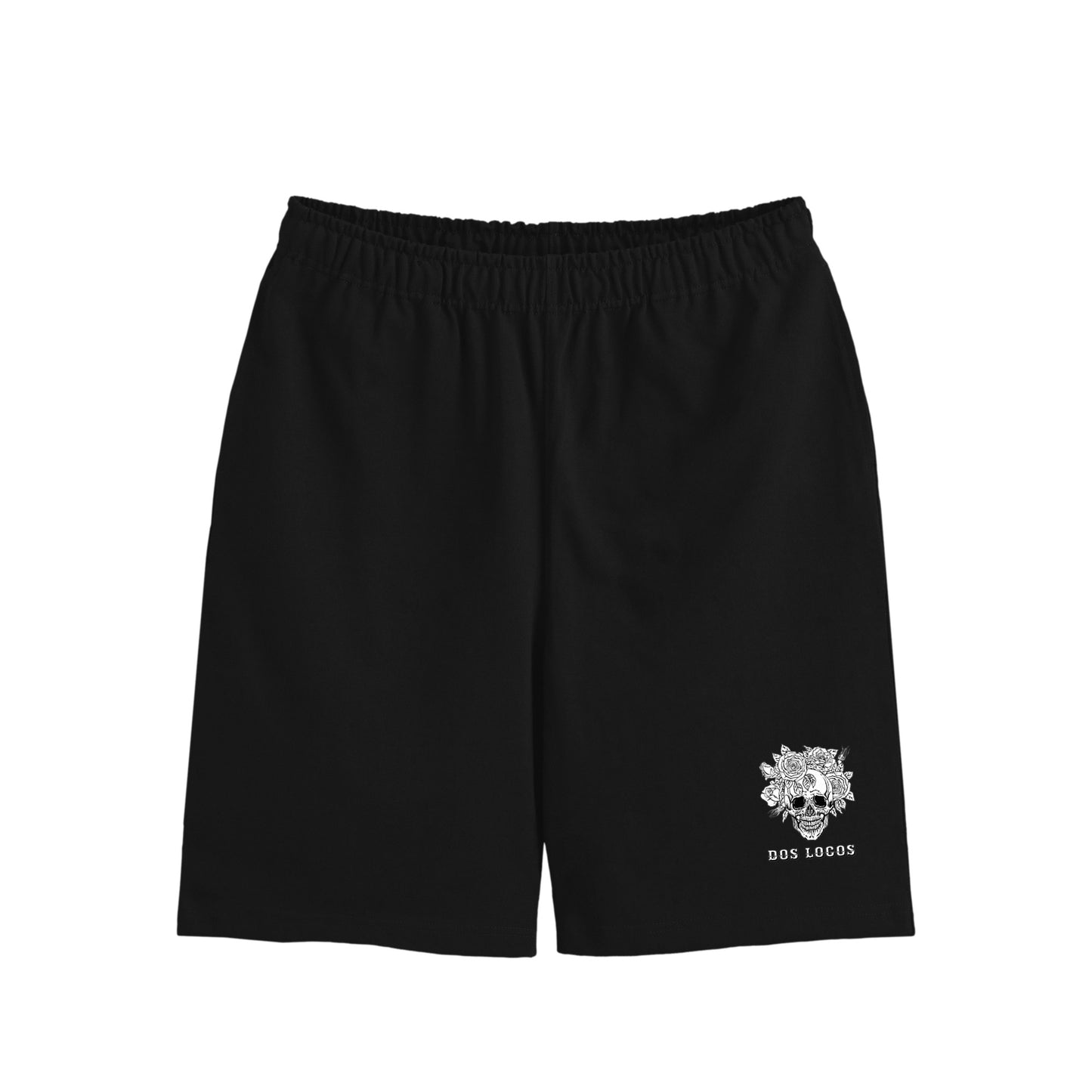 コットンショートパンツ　スカル black image