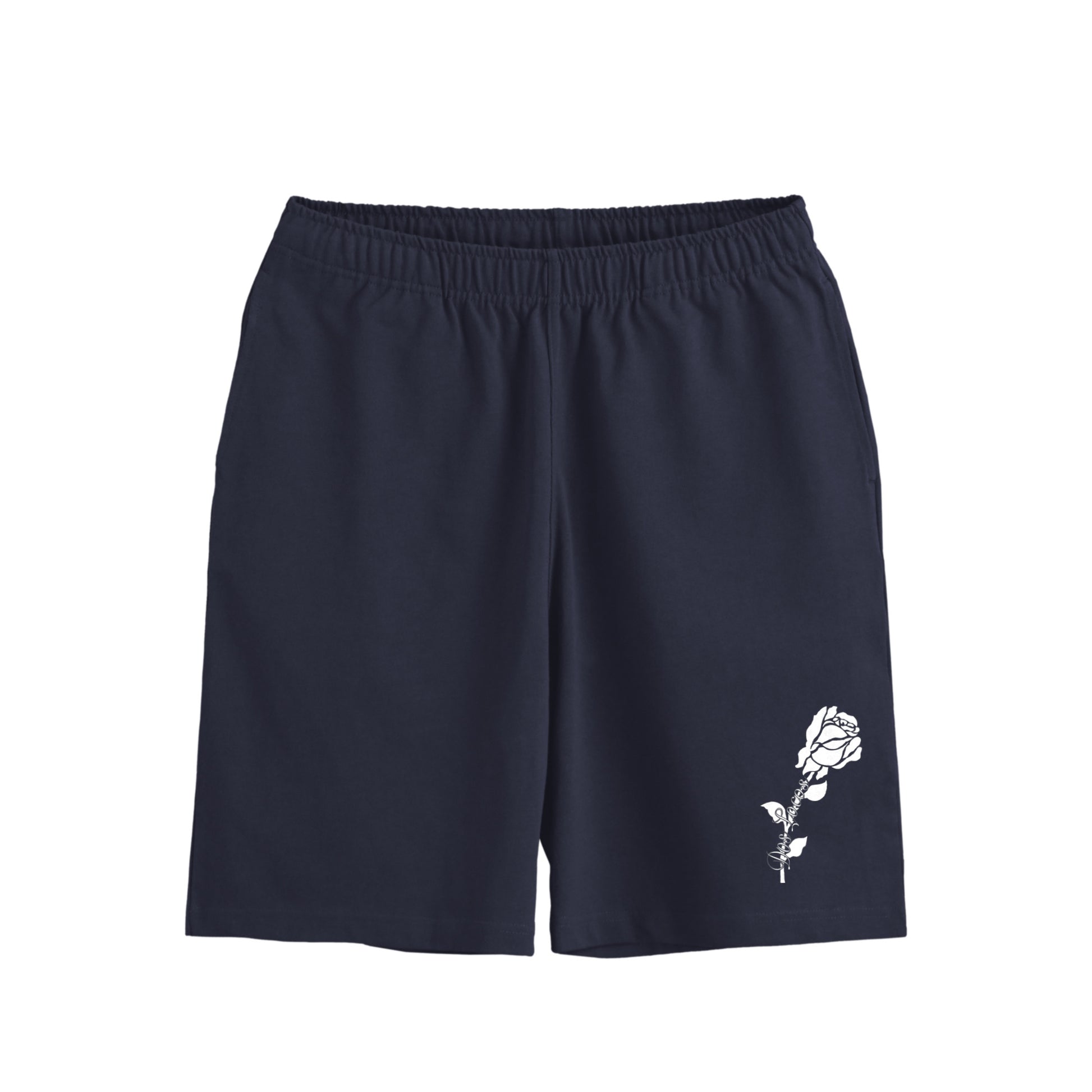 コットンショートパンツ　ローズ navy image