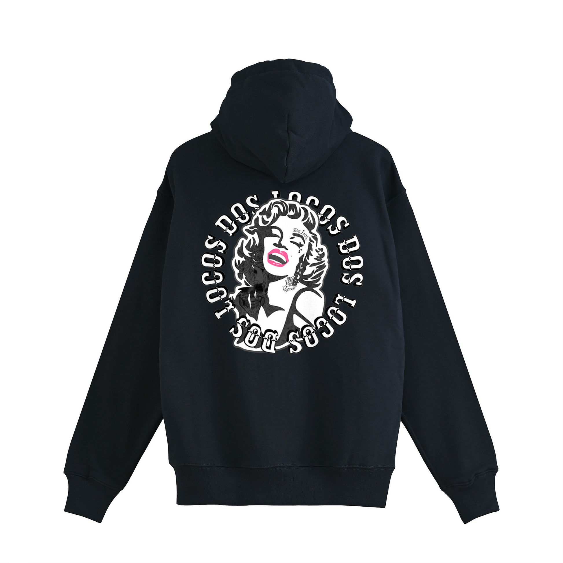 裏パイルジップパーカー　モンロー navy image