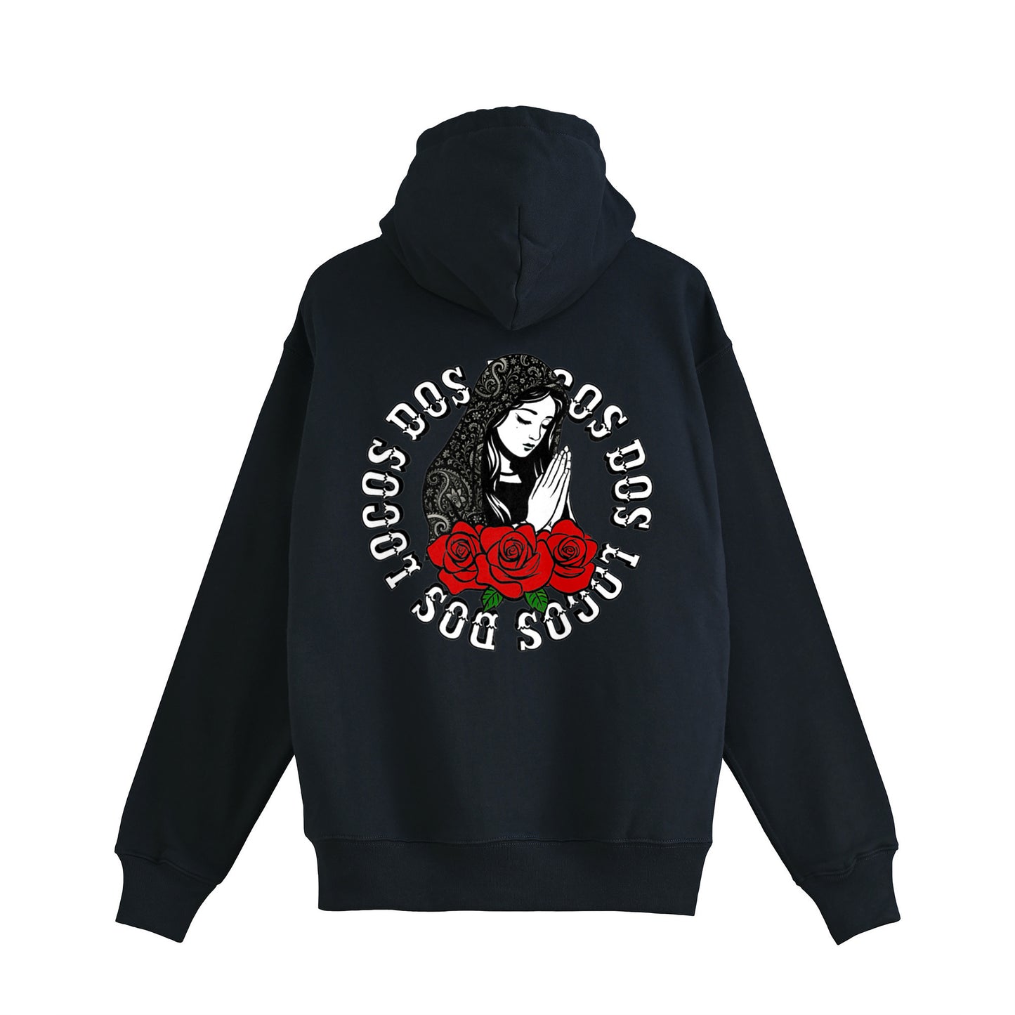 裏パイルジップパーカー　マリア navy image
