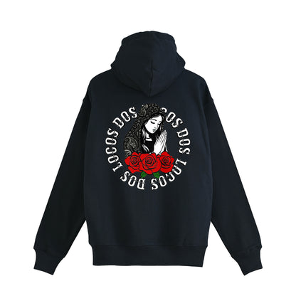 裏パイルジップパーカー　マリア navy image