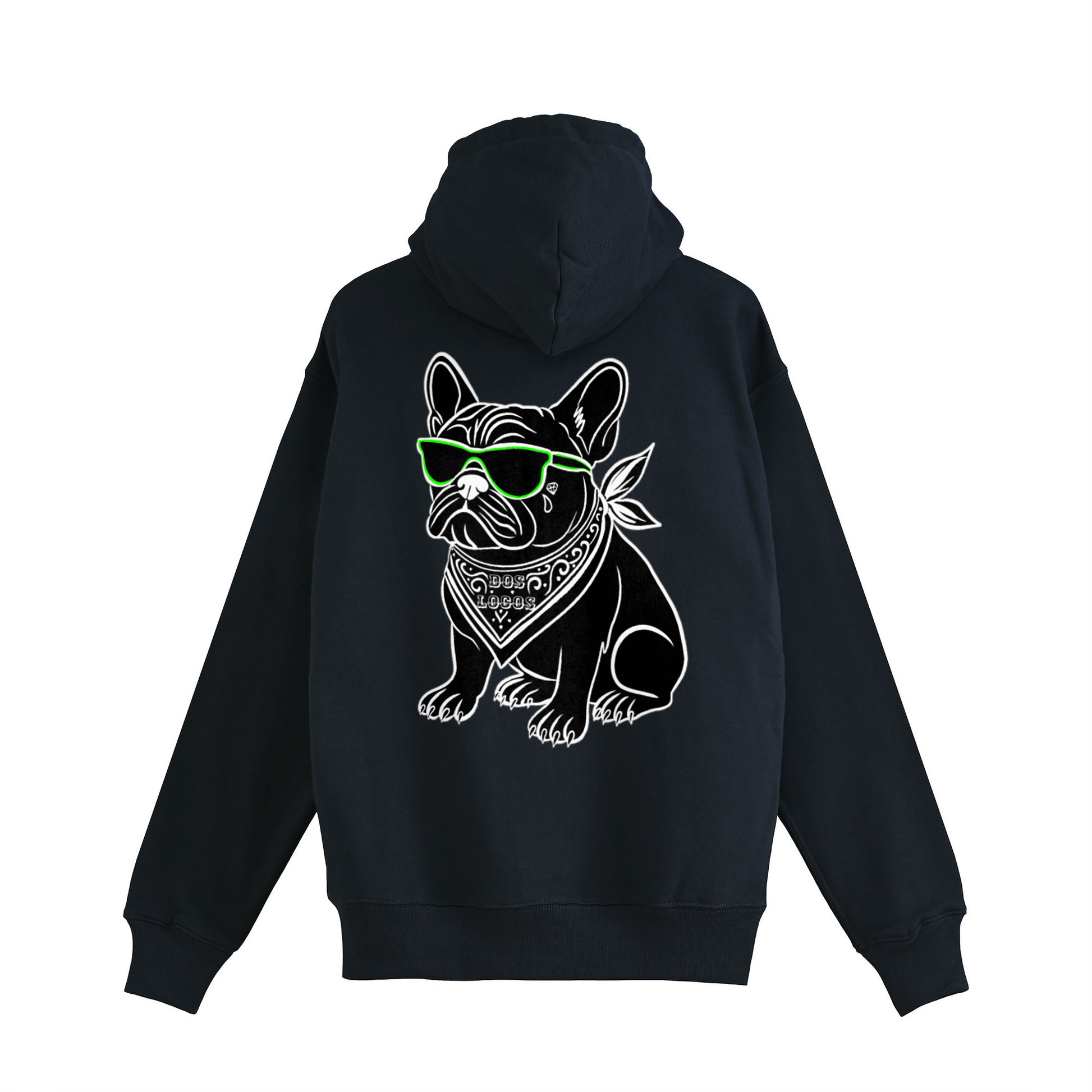 裏パイルジップパーカー　フレブル navy image