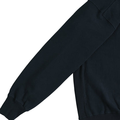 裏パイルジップパーカー　ローズスカル navy image