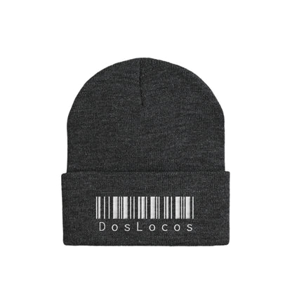 ニットキャップ　バーコード dark-gray image