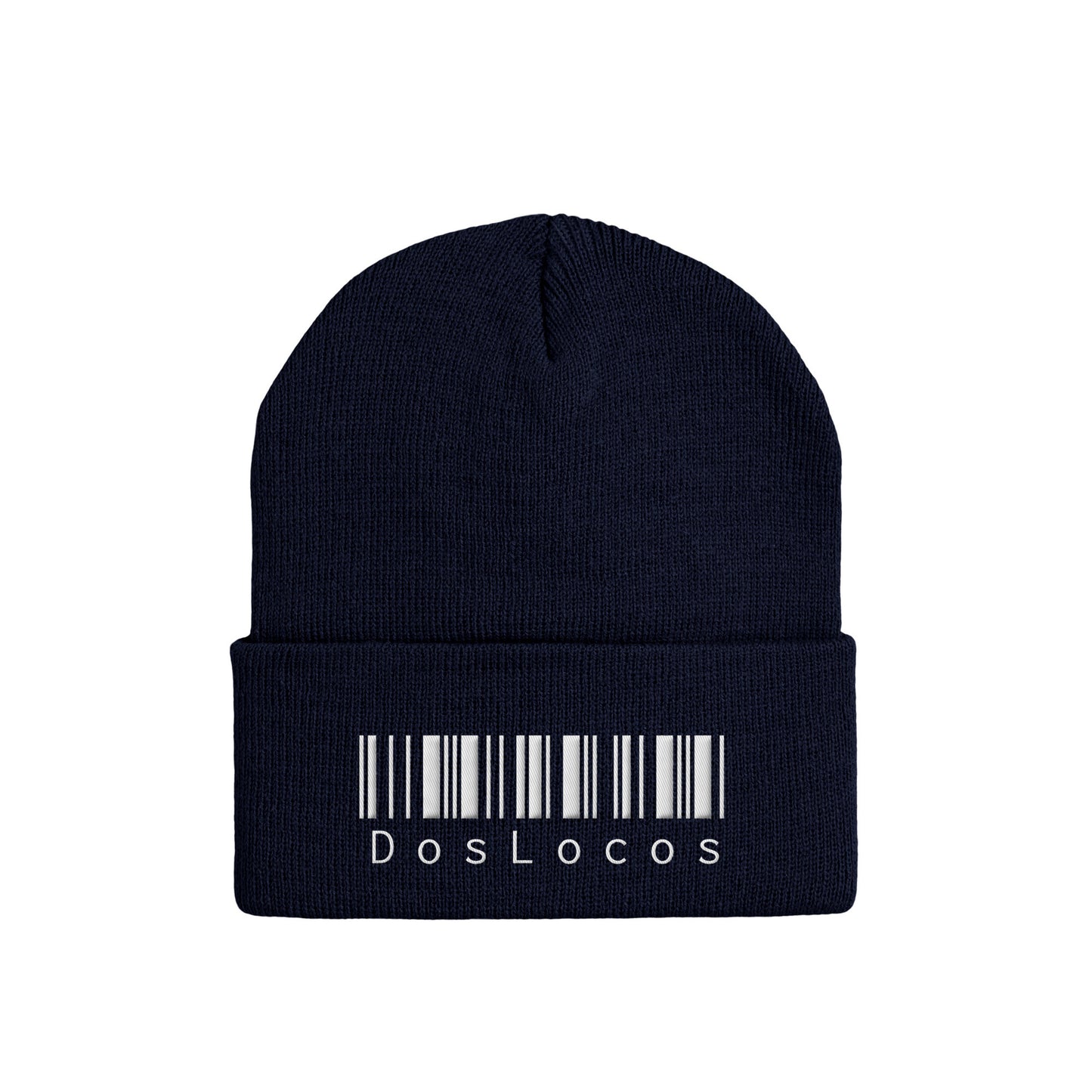 ニットキャップ　バーコード navy image