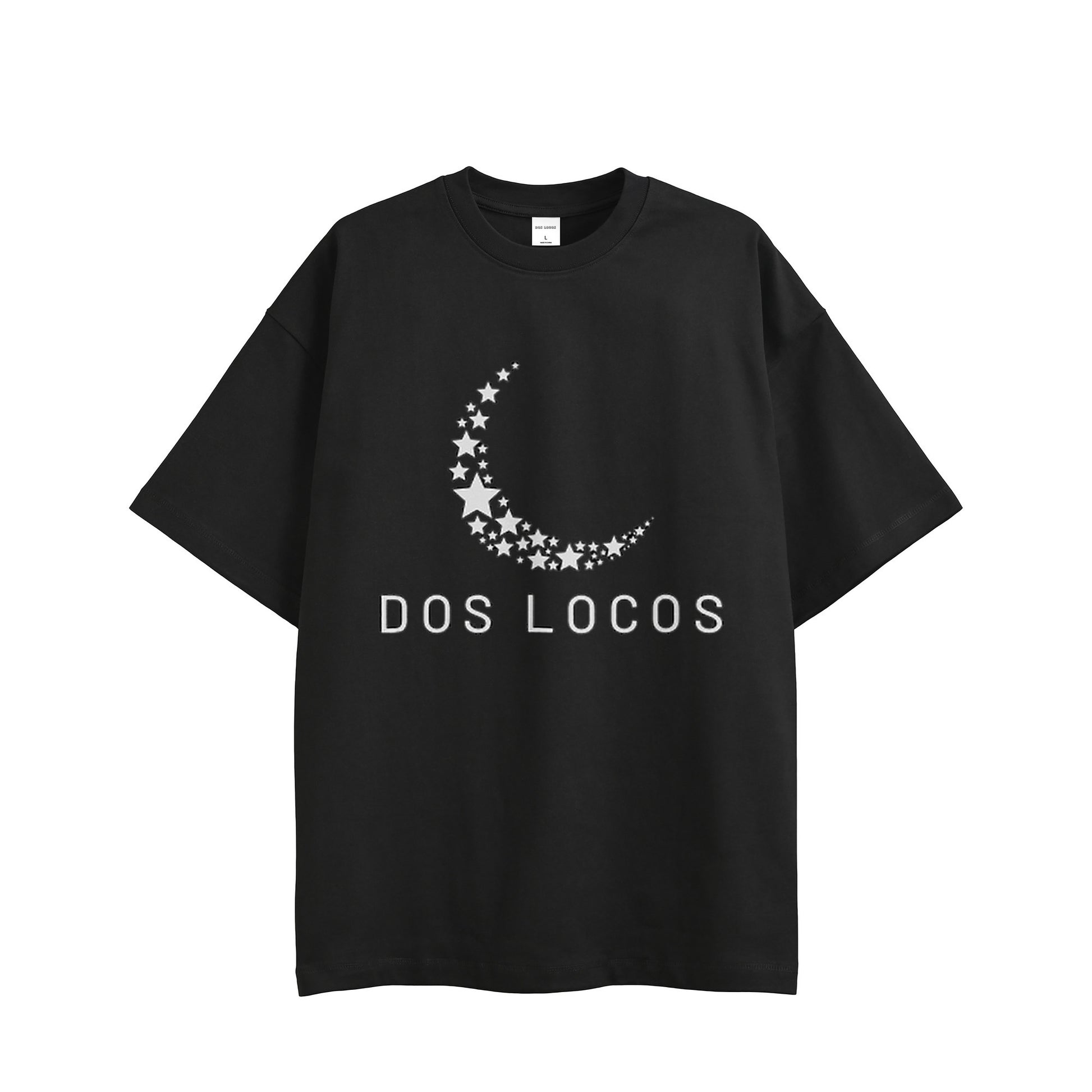 11オンス　Tシャツ　【月と星】 black image