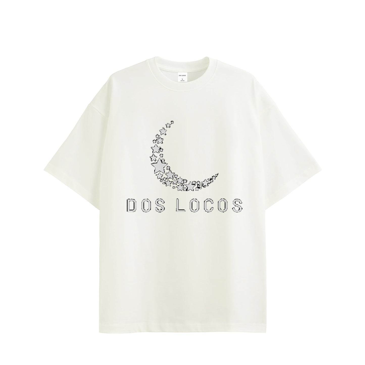 11オンス　Tシャツ　【月と星】 white image