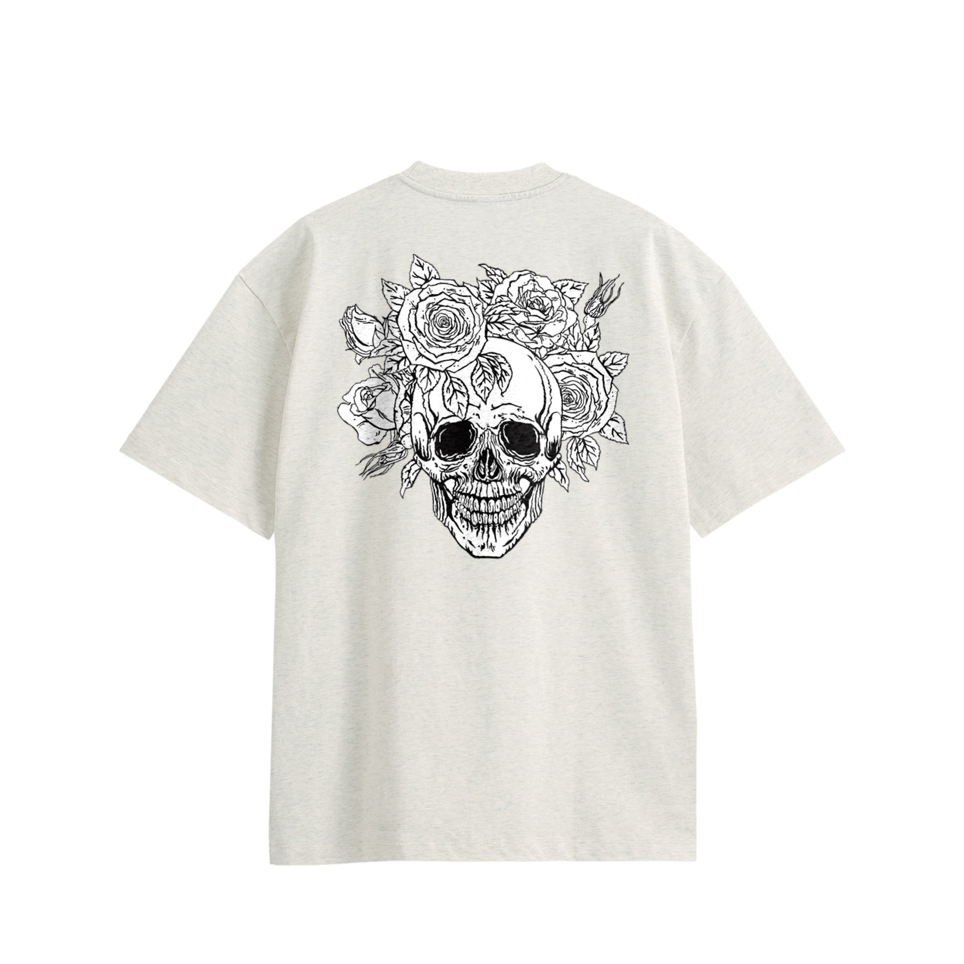 ローズスカル　コットンTシャツ oatmeal image