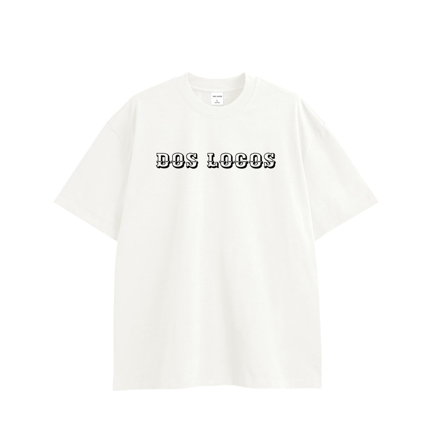 ローズスカル　コットンTシャツ white image