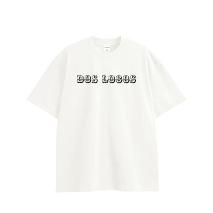 ローズスカル　コットンTシャツ white image
