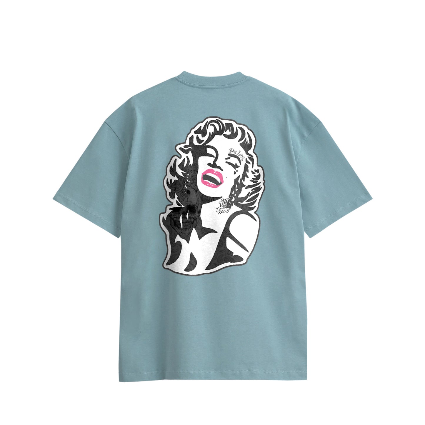 モンローコットンTシャツ light-blue image