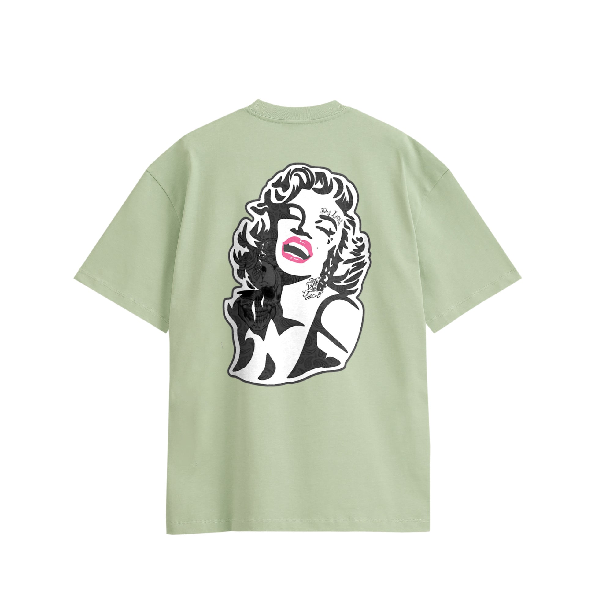 モンローコットンTシャツ light-green image