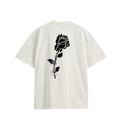 ローズ　コットンTシャツ oatmeal image