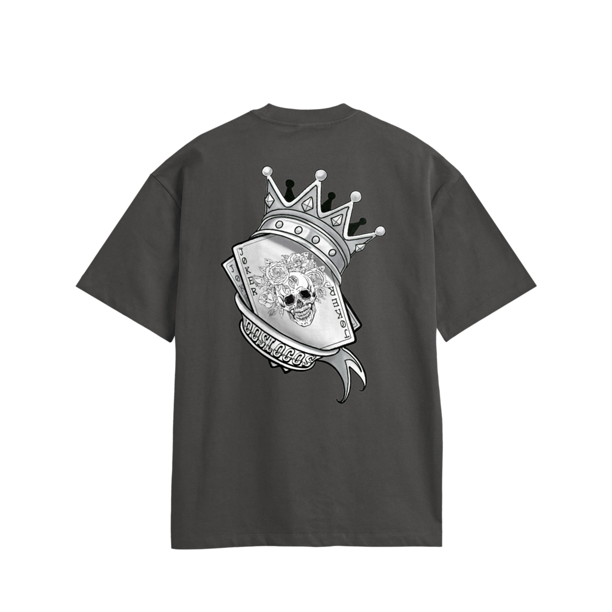 トランプ　コットンTシャツ charcoal image