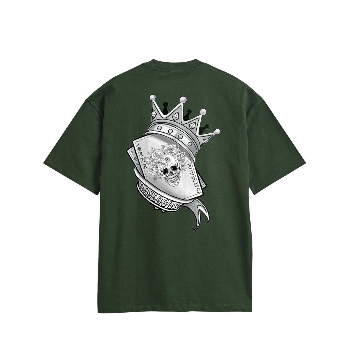 トランプ　コットンTシャツ green image