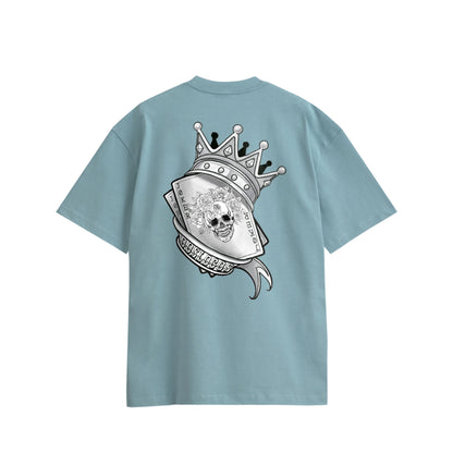 トランプ　コットンTシャツ light-blue image