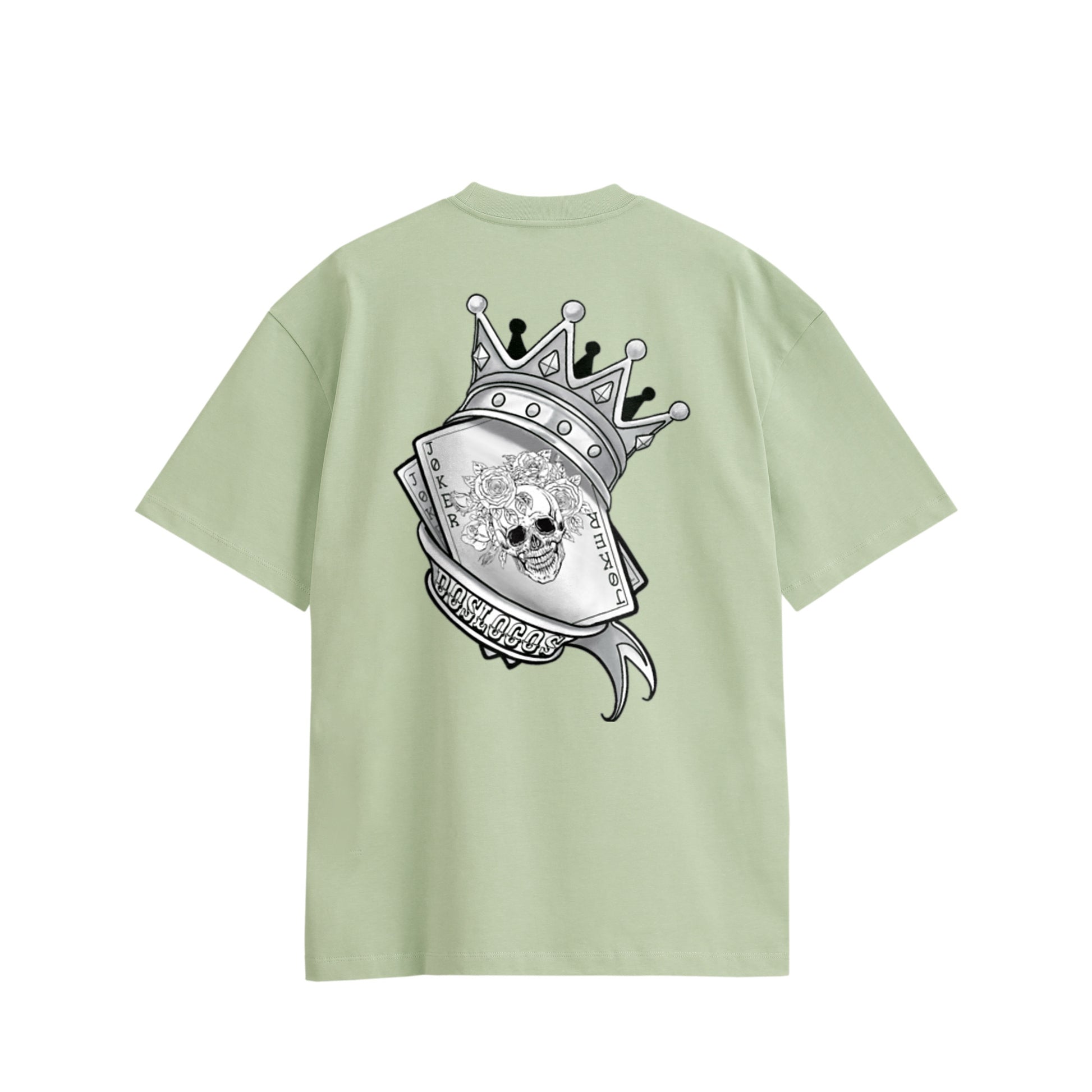 トランプ　コットンTシャツ light-green image