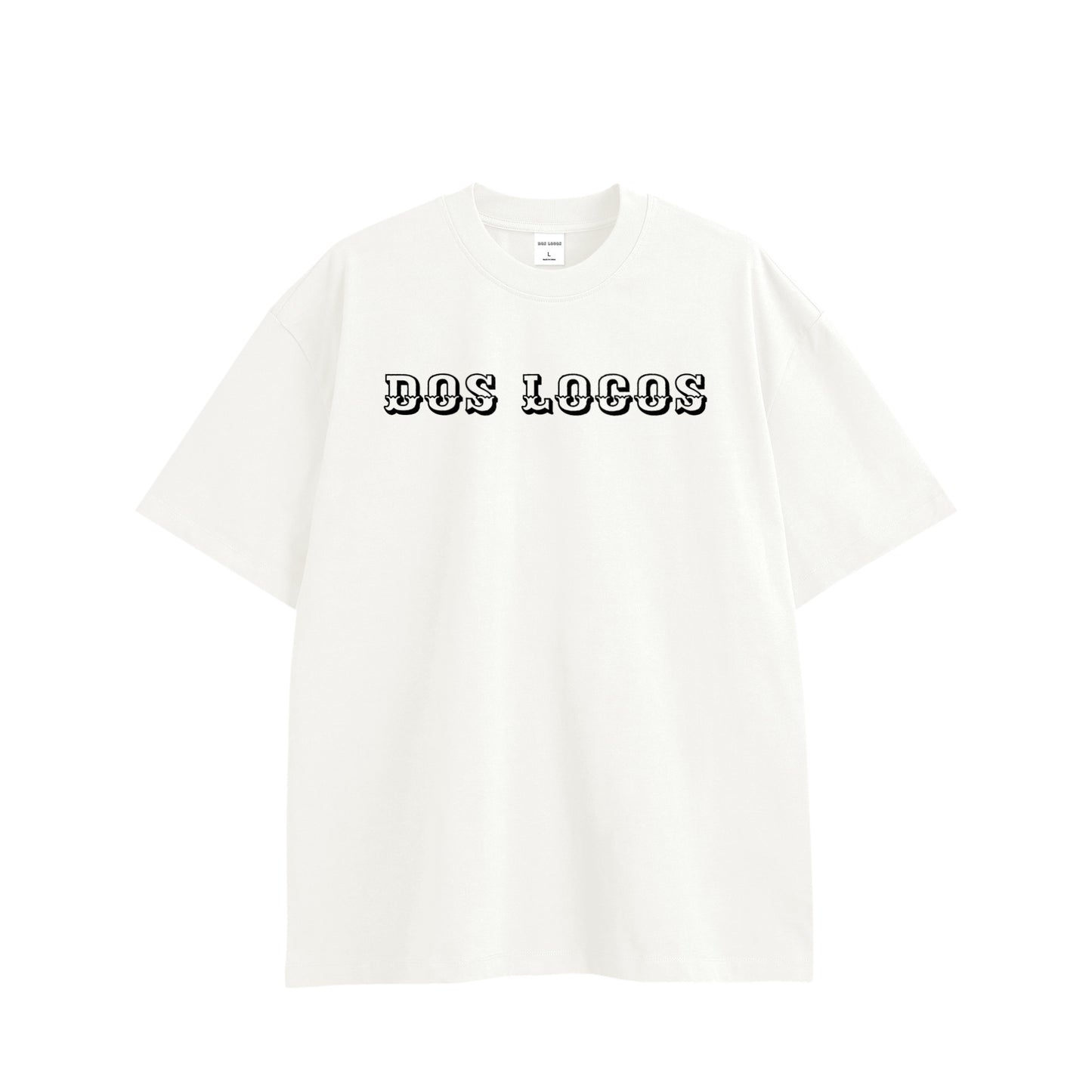 トランプ　コットンTシャツ white image