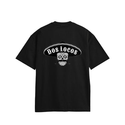 メキシカンスカル　コットンTシャツ black image