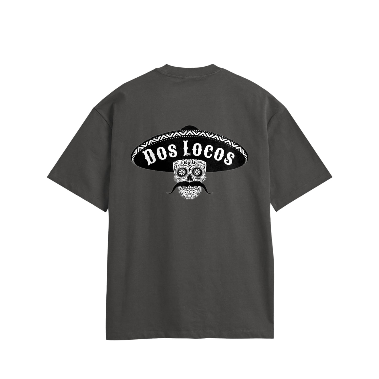 メキシカンスカル　コットンTシャツ charcoal image