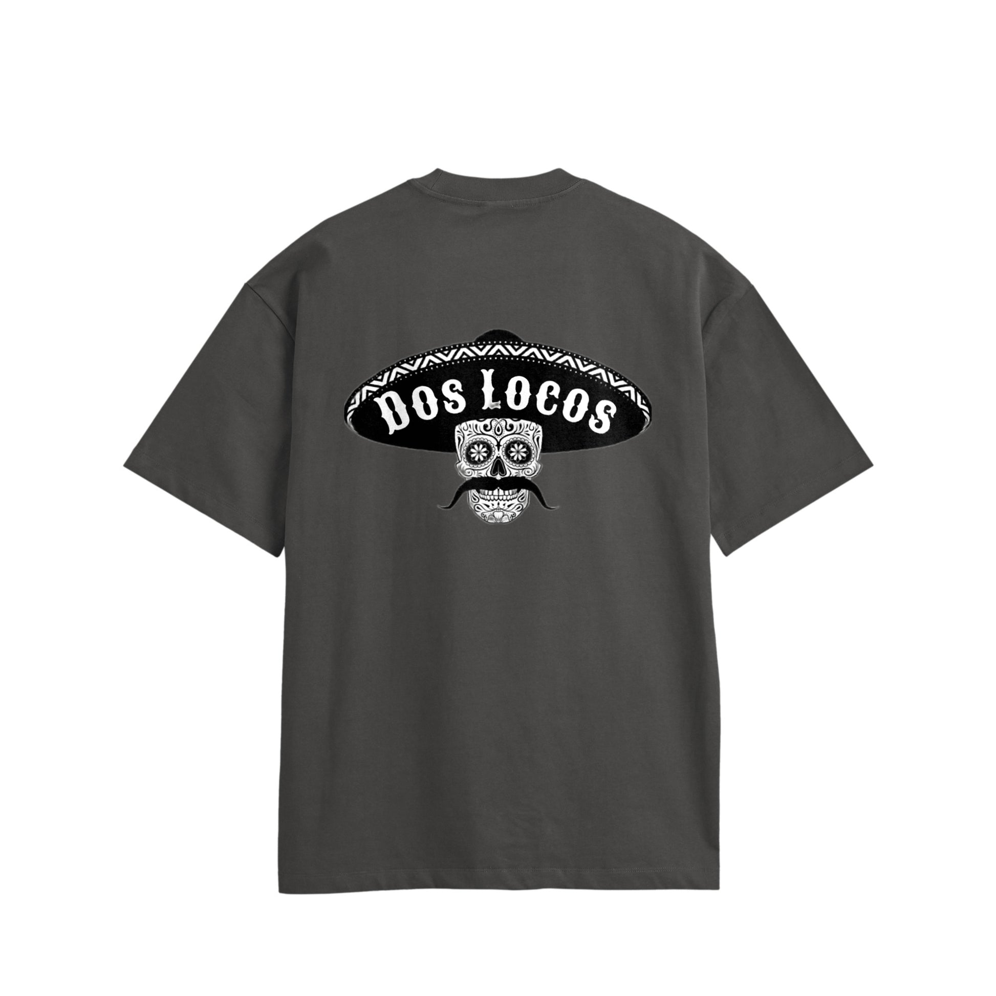 メキシカンスカル　コットンTシャツ charcoal image