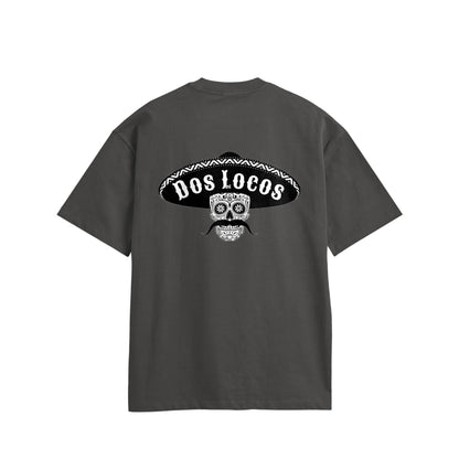 メキシカンスカル　コットンTシャツ charcoal image